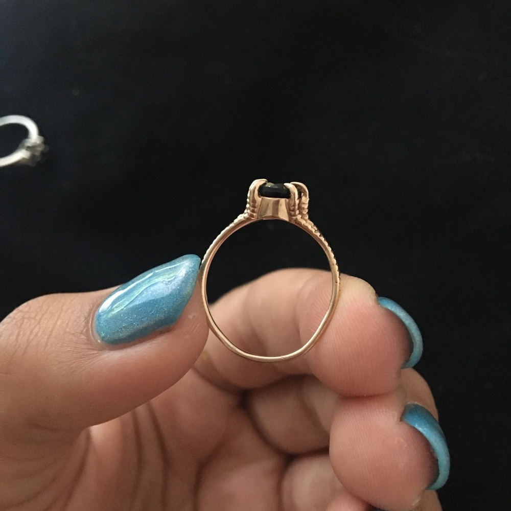 Monster Dino Claw Sapphire/ Rose Gold